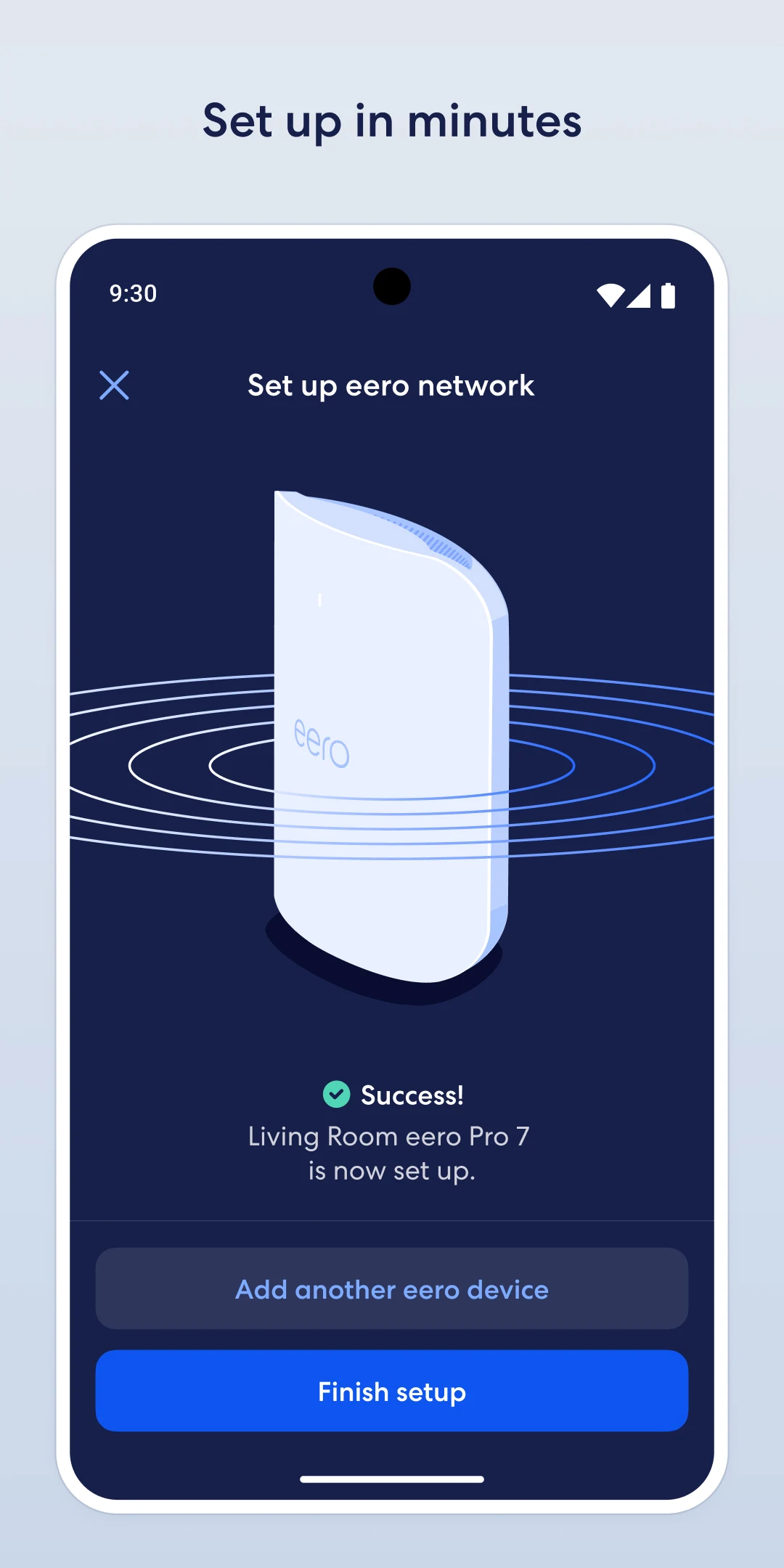 eero wifi system screenshot